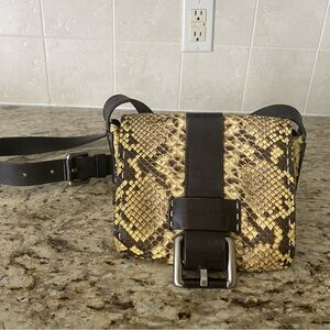 Michael Kors Crossbody Python Purse